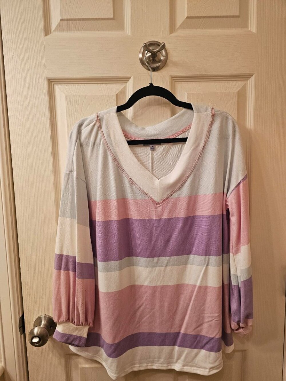 NWOT White Birch Small Pink / Purple Long Sleeved Blouse